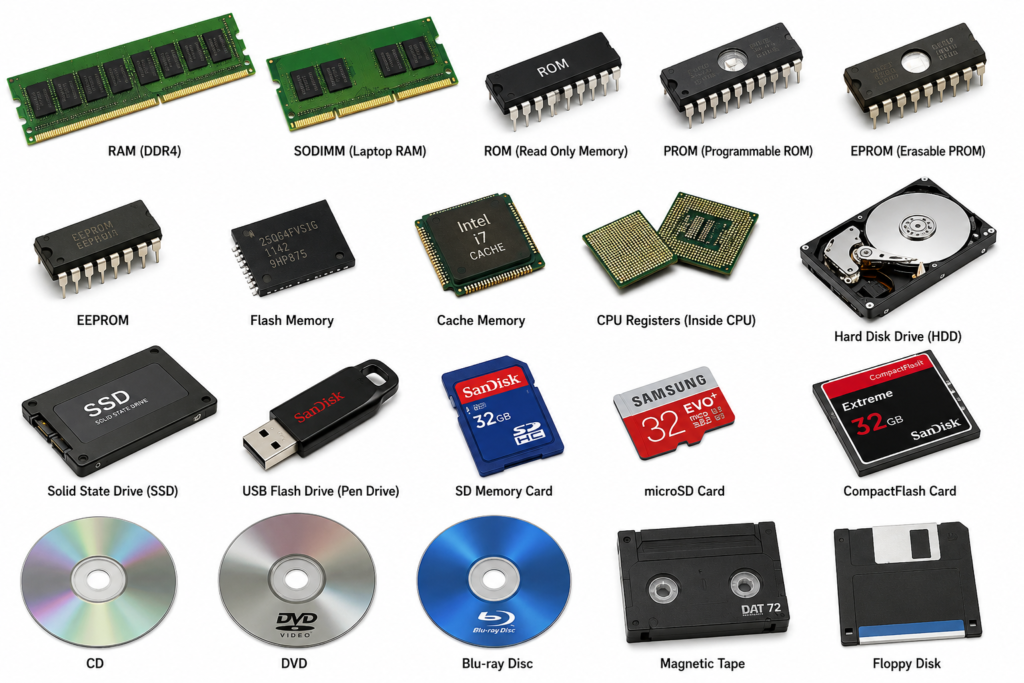 Types of Computer Memories