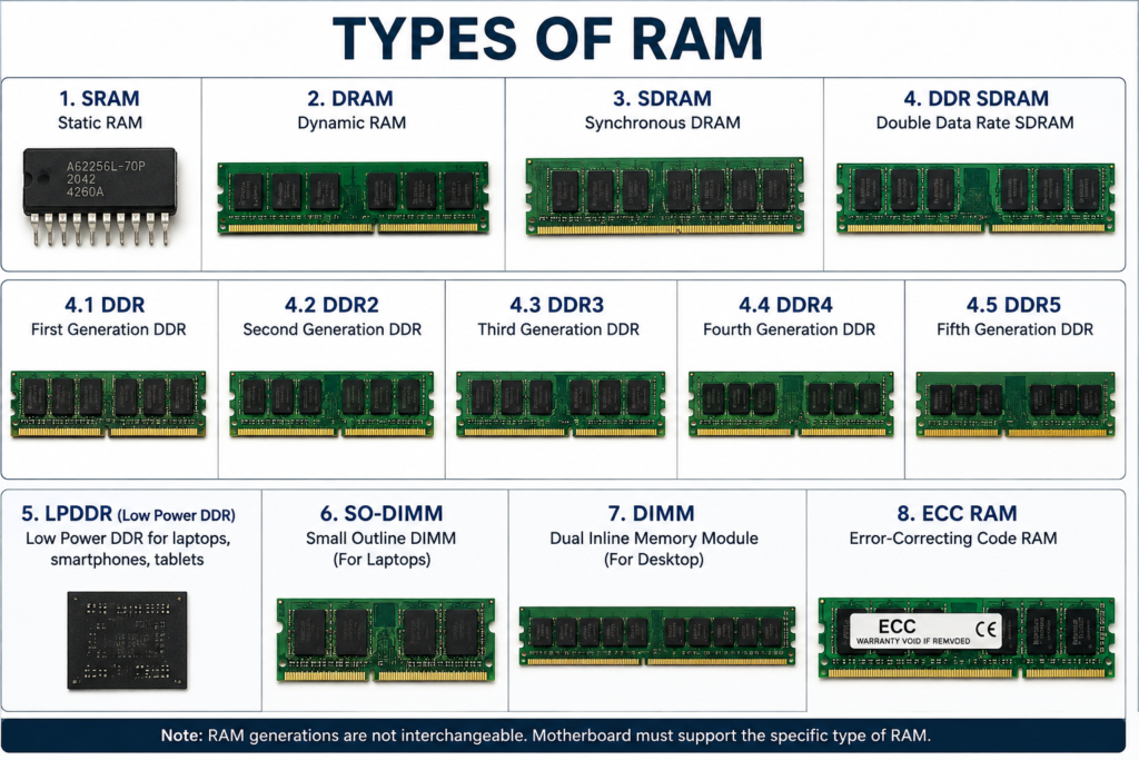 Types of RAM